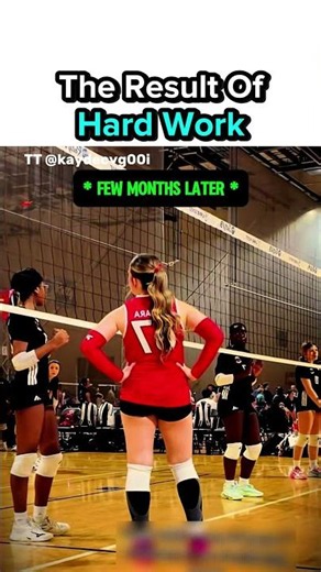 The Result Of Hard Work #volleyball #volleyballspike