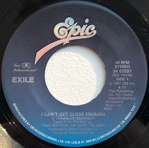 Exile - I Can't Get Close Enough