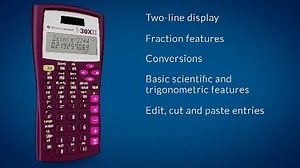 Texas Instruments TI-30XIIS Scientific Calculator - Raspberry
