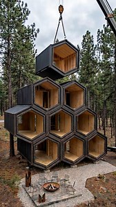 Building a Honeycomb Container House in the Forest | DIY & Crafts
