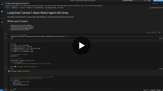 #langchain #aiagents #llm #generativeai #python #aiengineering #langgraph #groq | Siddharth Kharche
