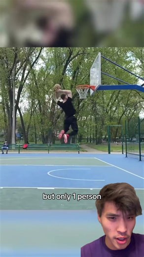Unique Basketball Dunk Attempted by One Person Only
