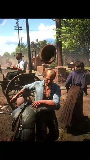 Great survival skills in rdr2 #rdr2 #gaming #shorts