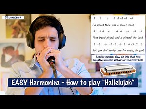 Hallelujah + TABS | Easy Harmonica Song