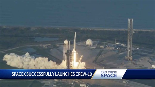NASA’s SpaceX Crew-10 mission successfully launches from Florida's Space Coast