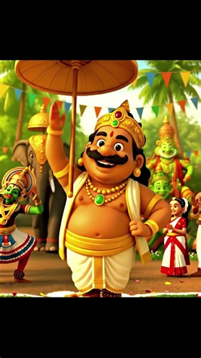 onam rocks #ai #aivideo #onam #maveli #cartoon #shorts #shortvideo