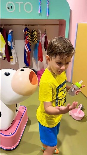 Ready, Steady… Let’s Go! 🐄 Feeding the Baby Cow