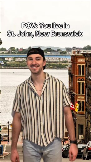 Saint John, New Brunswick is where the oldest buildings and oldest profession live in perfect harmony. #saintjohn #newbrunswick #trend #canada #funnyreels | Kyleluceycomedy