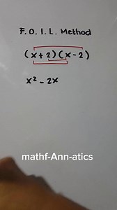An easy way to multiply binomials.✌️👍 #learning #maths #algebra #review #beginner #easy #basic #fbreels2025ツ #practice | Math Fannatics