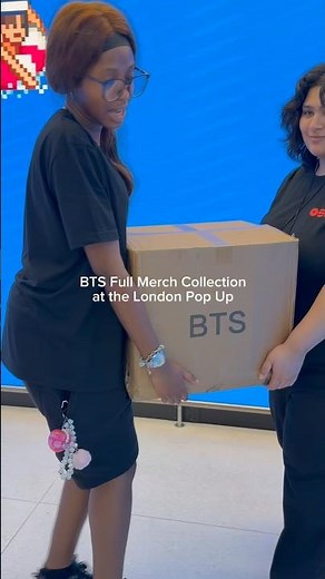 Full BTS Merch London pop up