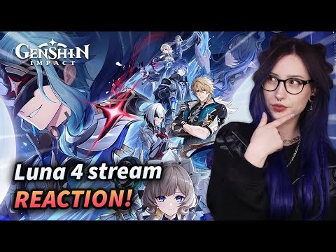 DOTTORE, COLUMBINA ARE HERE!! LUNA 4 Livestream REACTION | Genshin Impact