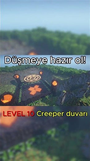 Bu İğrenç Kaleye Düştüm... -Creeper Duvarı #minecraft