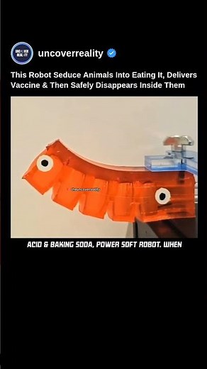 This Robot Tricks Animals Into Eating It & Then Safely Disappears Inside Them #robot #shorts #tech