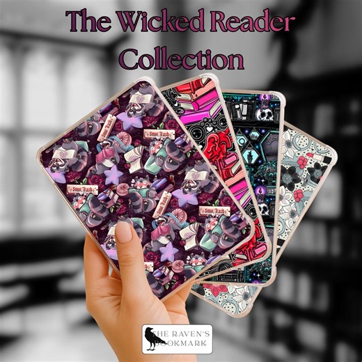 The Wicked Reader Collection - Kindle, Kobo, E-reader, iPad Mini or Custom Size Insert - Etsy UK