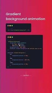 Animated Gradient Background ✨ | HTML & CSS — Smooth Color Loop #webdevelopment #htmlcss #animation