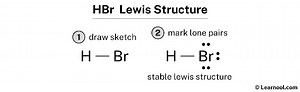 HBr Lewis structure - Learnool
