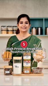 172K views · 1.3K reactions | 5 High Protein Breakfast Meal Preps in...