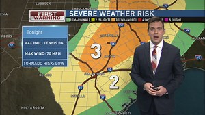 First Warning Weather: Hail, damaging winds, strong storms to move through South Texas