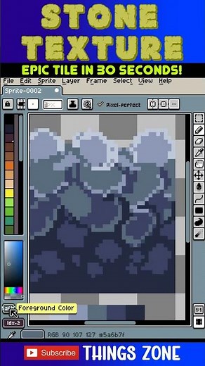 PRO Stone Texture in Pixel Art in ONLY 30 seconds! 🎮 | QUICK Tutorial