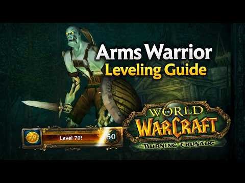 TBC Classic Arms Warrior Leveling Guide 1-70 | Burning Crusade Anniversary 2026