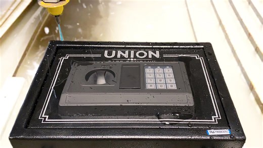 Safe Cracking with a 60,000 PSI Waterjet