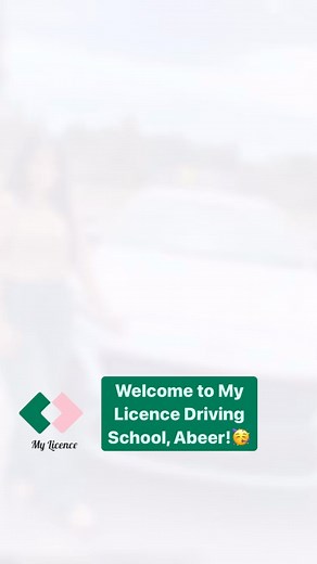 We’re thrilled to welcome Abeer to the My Licence Driving School...