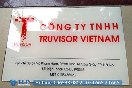 Làm biển hiệu, biển tên công ty giá rẻ đẹp "không tì vết"