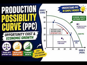 Production Possibility Curve (PPC) Explained | Opportunity Cost & Economic Growth