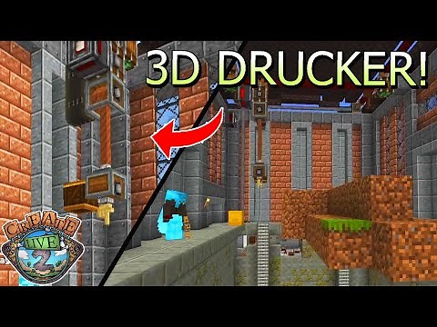 Drecksrakete aus dem 3D Drucker & großer Rundgang! - Minecraft Create Live 2 #49