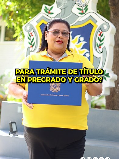 ¿Vas a tramitar el título? Aquí te explicamos el proceso. #EducaciónAlServicioDelPueblo #SomosUNANManagua #UniversidadPuebloPresidente