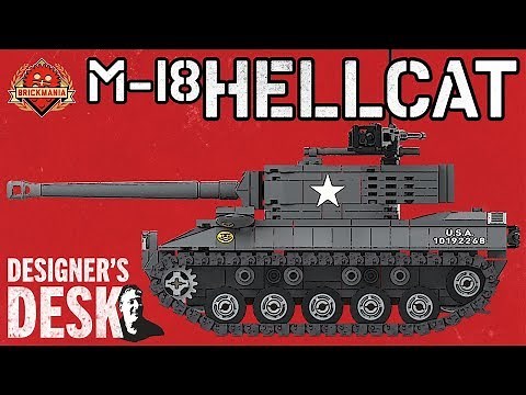 M18 Hellcat - Tank Destroyer - Custom Military Lego - At The Designer’s Desk
