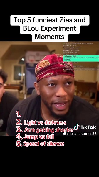 Top 5 Funniest Zias and BLou Experiment Moments