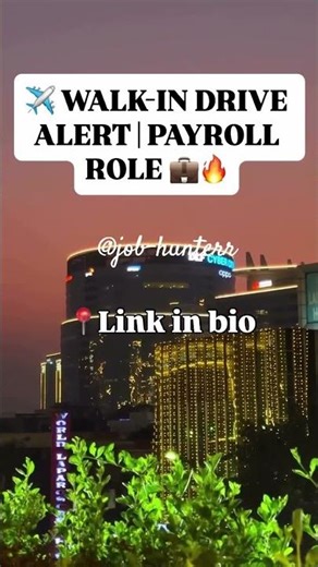 Walk-in for Payroll.....let's Hunt Job together #jobhunting #jobhunting #jobsearch #jobvacancy #job