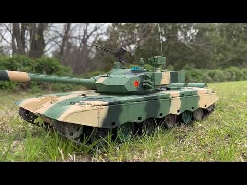 HENG LONG 1/16 RC CHINESE ZTZ 99A - TEST RUN