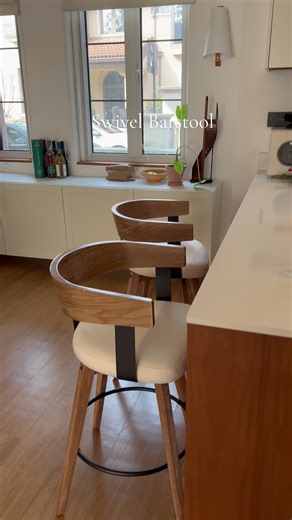 Trendy Swivel Barstool for Stylish Home Decor