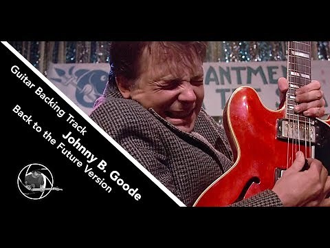Johnny B. Goode Guitar Backing Track - Back to the Future Version