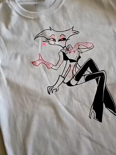#Recuerdos playera Angel Dust #angel #angeldust #hazbinhotel #hazbinhotelangledust