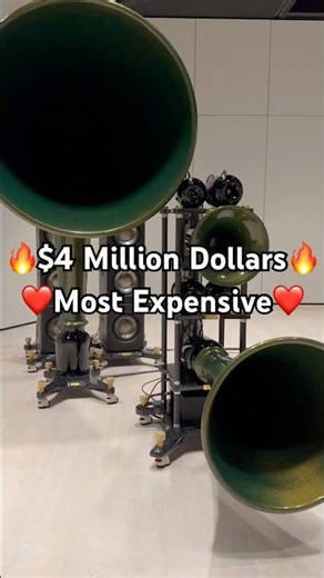 $4 Million Dollars 🔥 Most Expensive Audiophile Stereo System ❤️ Big John Machine ⚙️ #hiend #audio