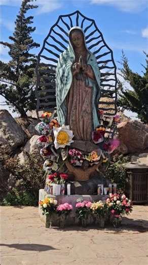 Visitando a la Virgen en Oklahoma 🙏🏼🩵 #virgenmaria #virgendeguadalupe #Oklahoma #fyp