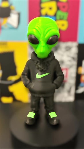 Alien Urban 👽 Eles estão entre nós 🛸 #alien #extraterrestres #et #urbano #presente #presentecriativo #decoracao #personalizados #Colecionaveis #arte #fyp #sp #brasil #designer