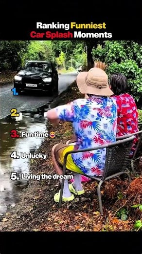 Ranking Funniest Car Splash Moments💦😂