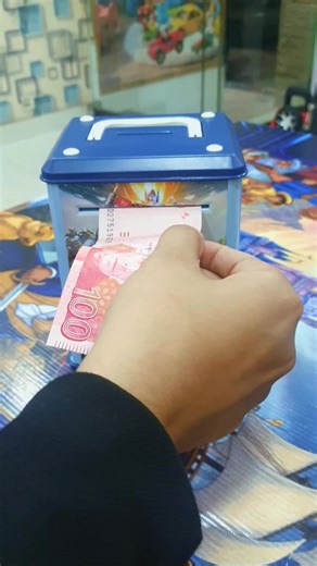 Interactive Money Safe for Kids with Fingerprint Unlock