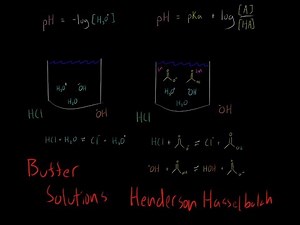 Intro to Buffer Solutions Henderson Hasselbalch Equation and Acid Base Chemistry