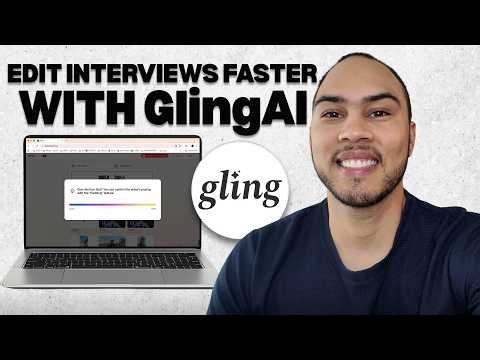 How to Edit Interviews Faster with GlingAI