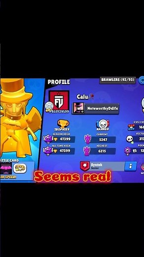 ‪@Calu-BS‬ Added me!! 😱 #brawlstars #mastery #brawl #trophy #supercell