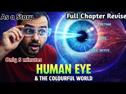 🔥 The Human Eye & the Colourful World Explained as a Story | Class 10 Physics Chapter 2 | Audio