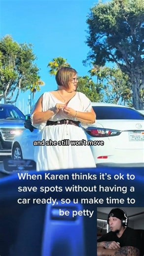 Karen "Reserves" The Parkinglot 🤣 #karen | Karen's Gone Wild