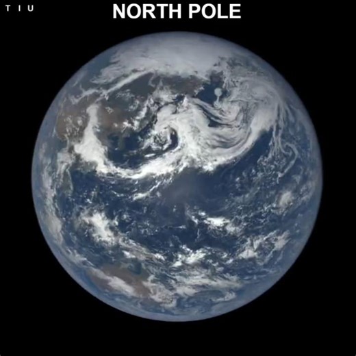 EARTH NORTH POLE SOUTH POLE FROM SPACE #universe #space #earth #shorts