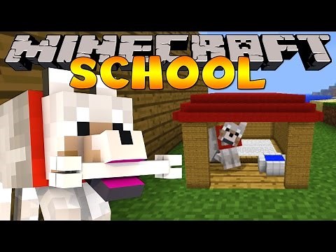 Minecraft School : PET DOGGY TRAINING!