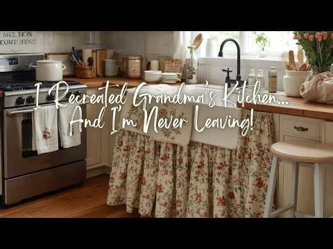 ULTIMATE Grandma’s Kitchen Tour 2026: Cozy Cottagecore & Vintage Farmhouse Decor Ideas